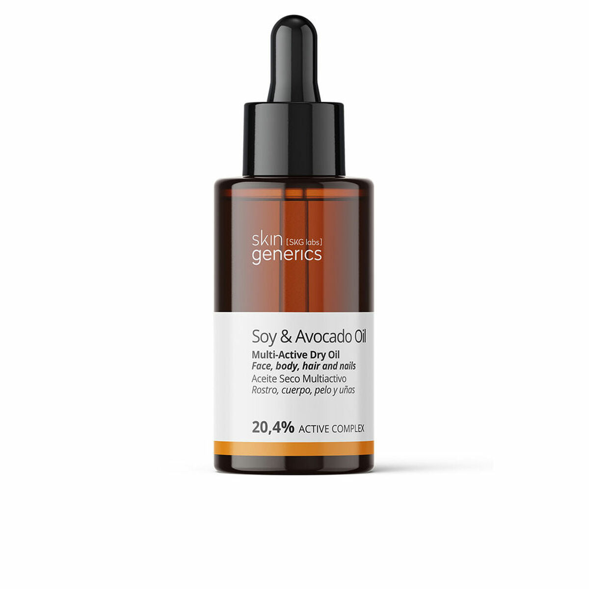 Essential Body Oil Skin Generics 50 ml Soy Avocado Multifunction product packaging