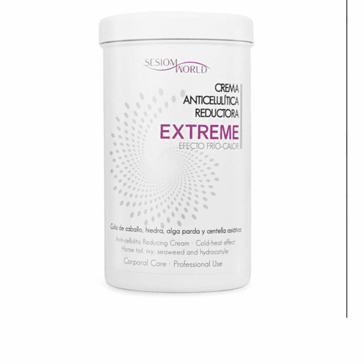 Anti-Cellulite Cream SesioMWorld EXTREME 1 L skincare packaging