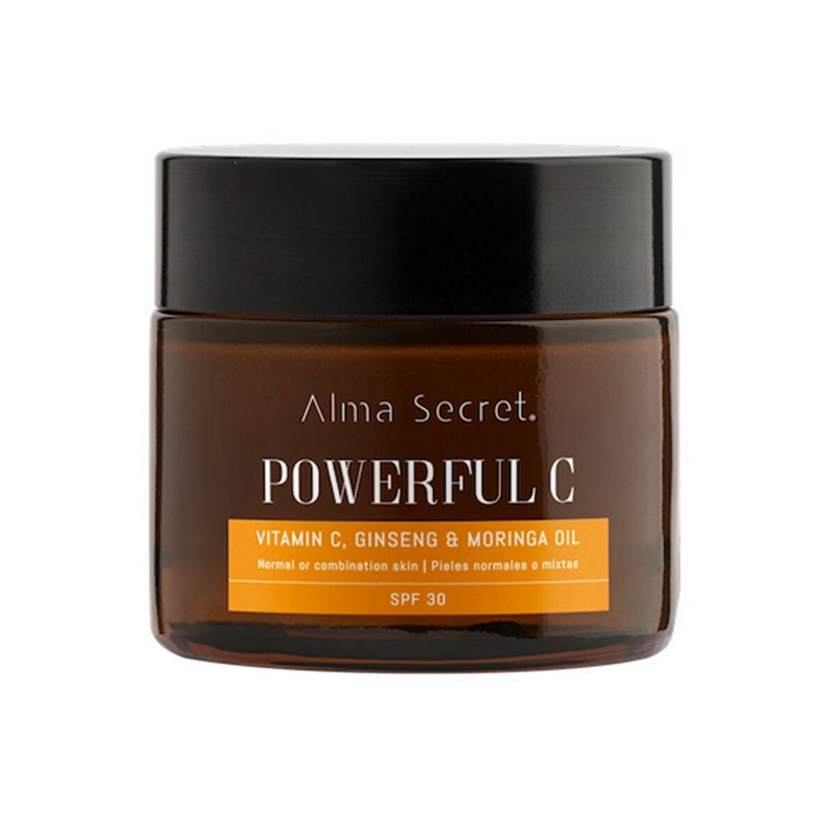 Highlighting Cream Alma Secret Powerful C Spf 30 50 ml Anti-ageing Orange skincare packaging