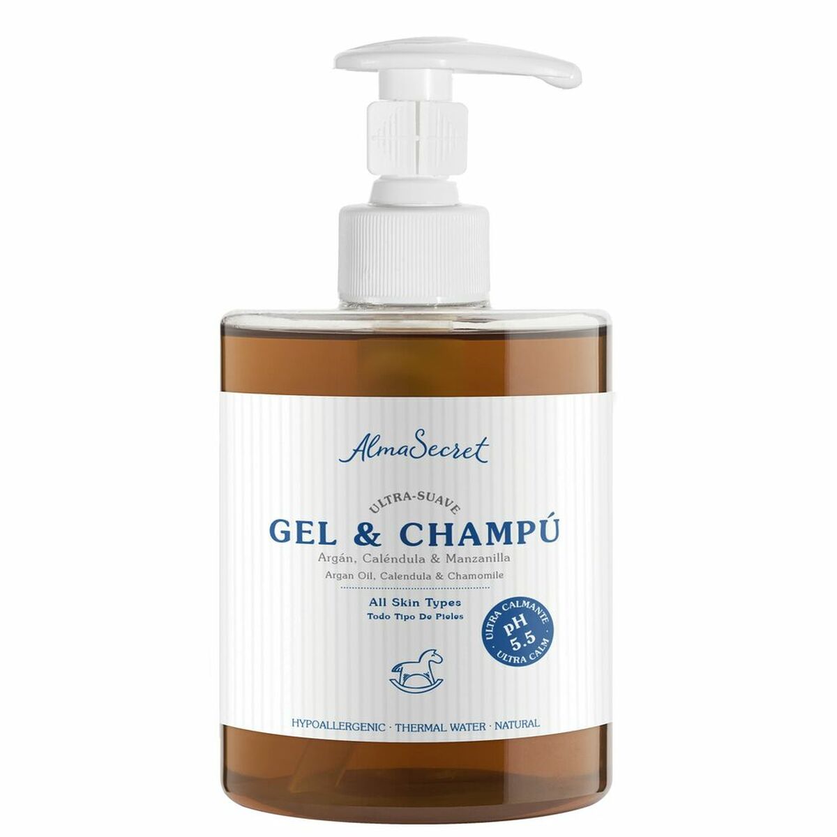 Shampoo Alma Secret Champú 500 ml Argan Camomille shampoo bottle