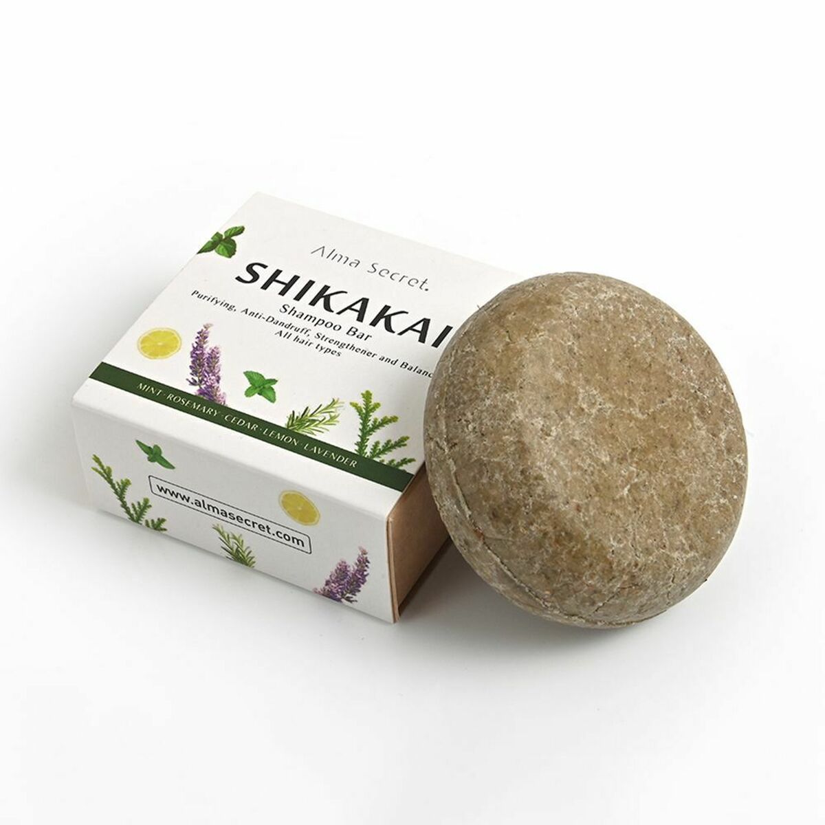 Shampoo Bar Alma Secret 210 85 g shampoo bottle