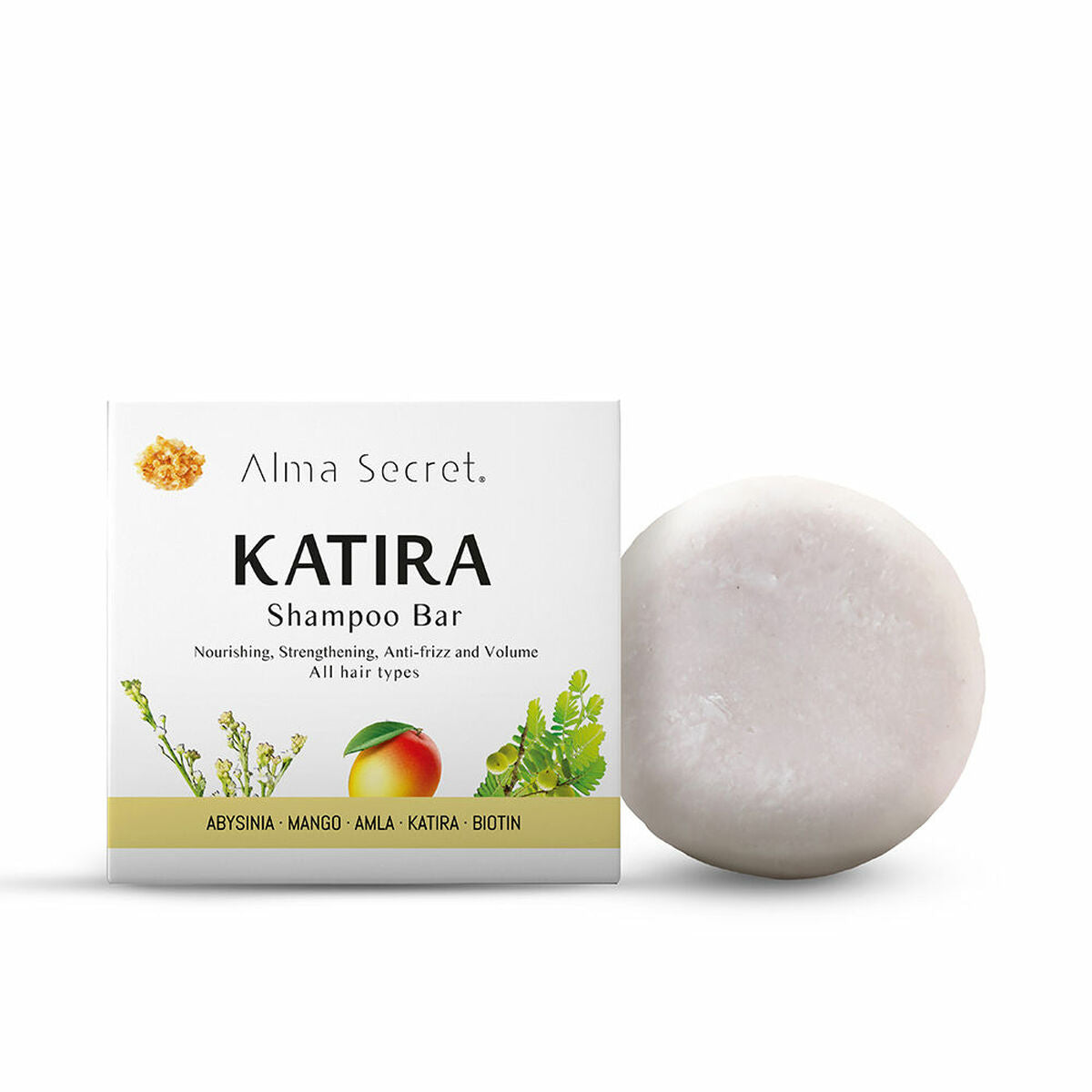 Shampoo Bar Alma Secret Katira 85 g for Women shampoo bottle