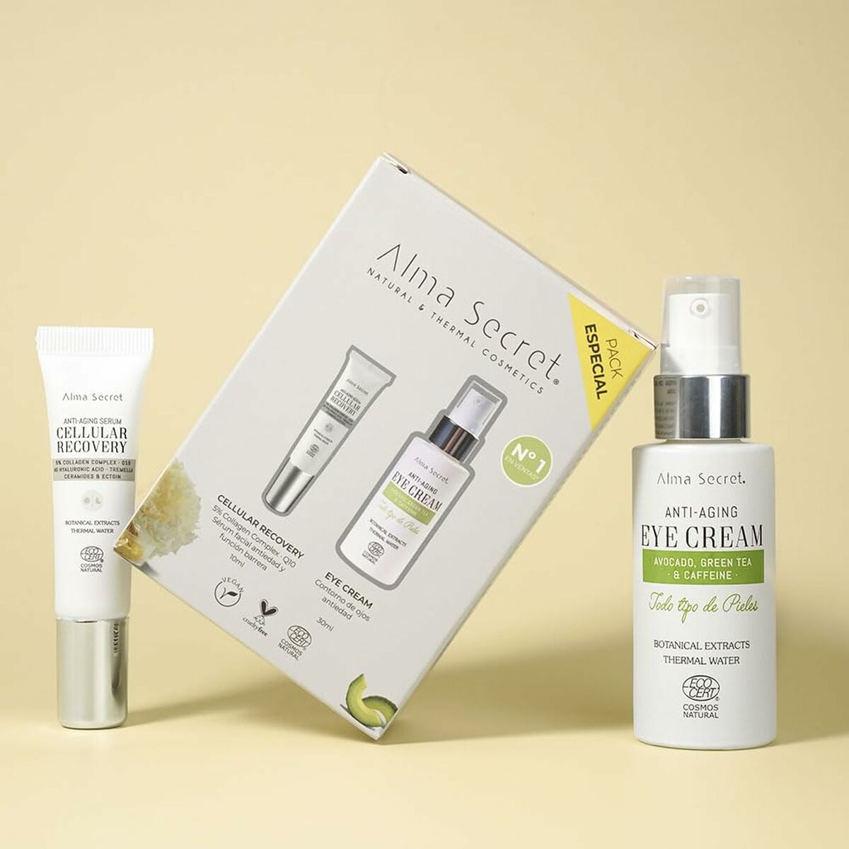 Make-Up Set Alma Secret FACIAL ALMA SECRET 2 Pieces for Women product packaging