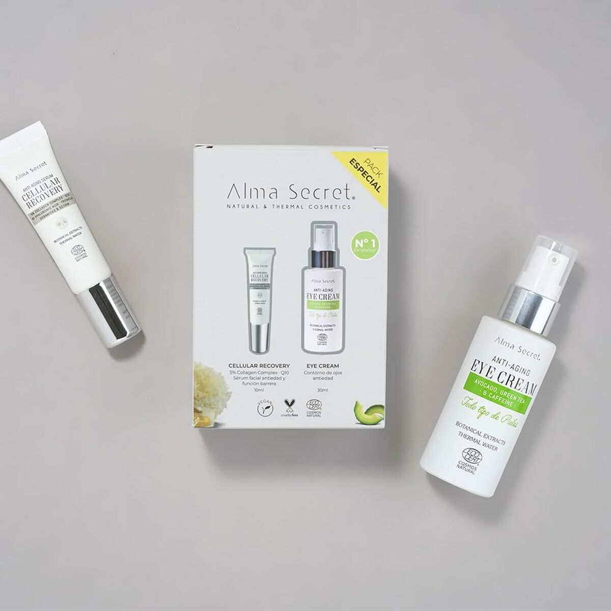 Make-Up Set Alma Secret FACIAL ALMA SECRET 2 Pieces for Women product packaging