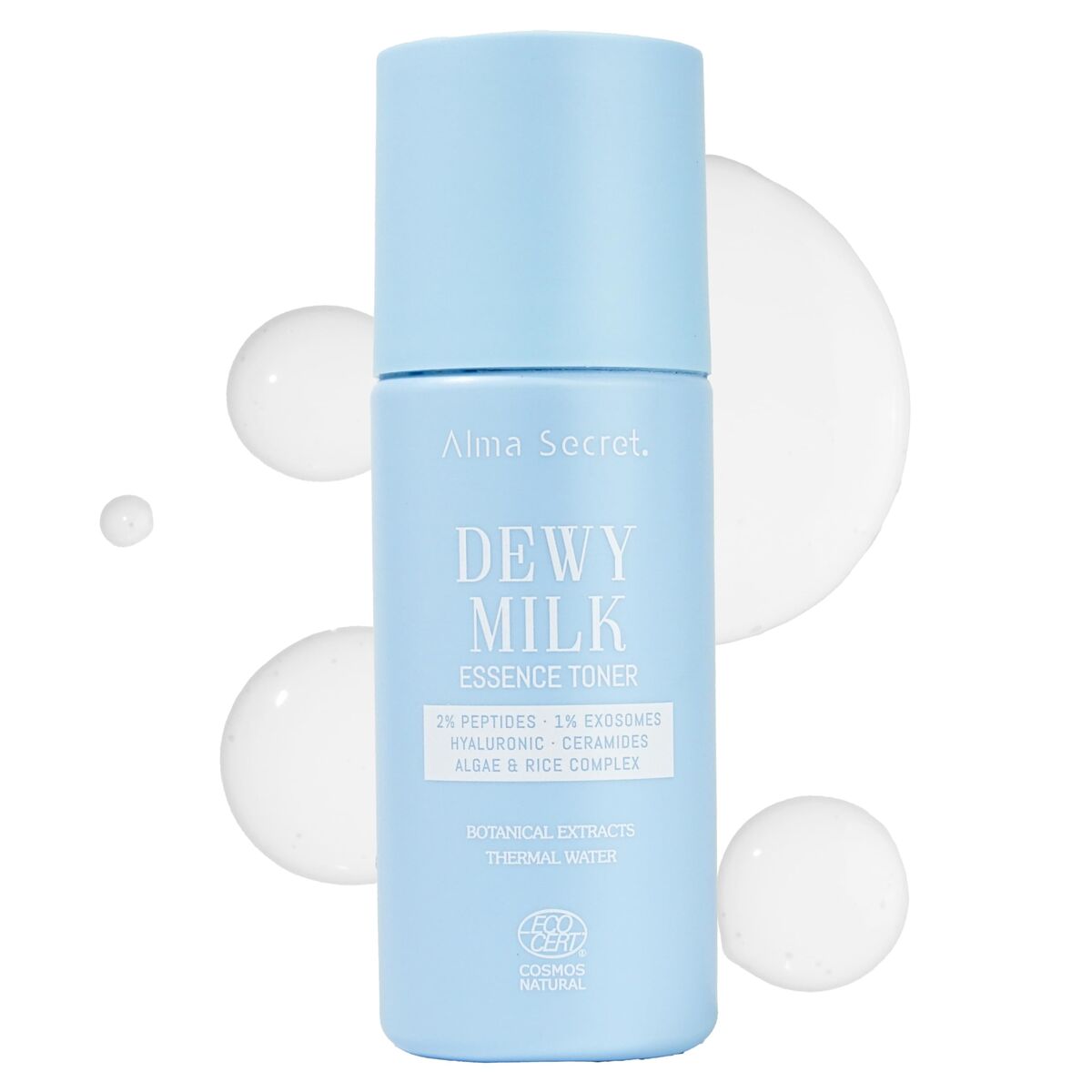 Facial Cleansing Gel Alma Secret DEWY MILK 125 ml skincare packaging