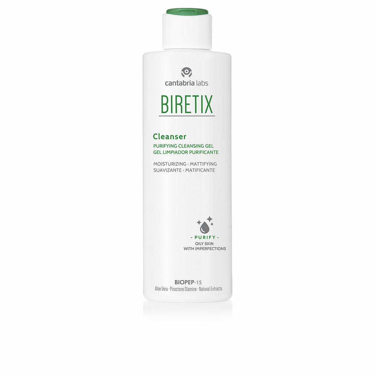 Purifying Gel Cleanser BIRETIX Cleanser 200 ml for Women skincare packaging