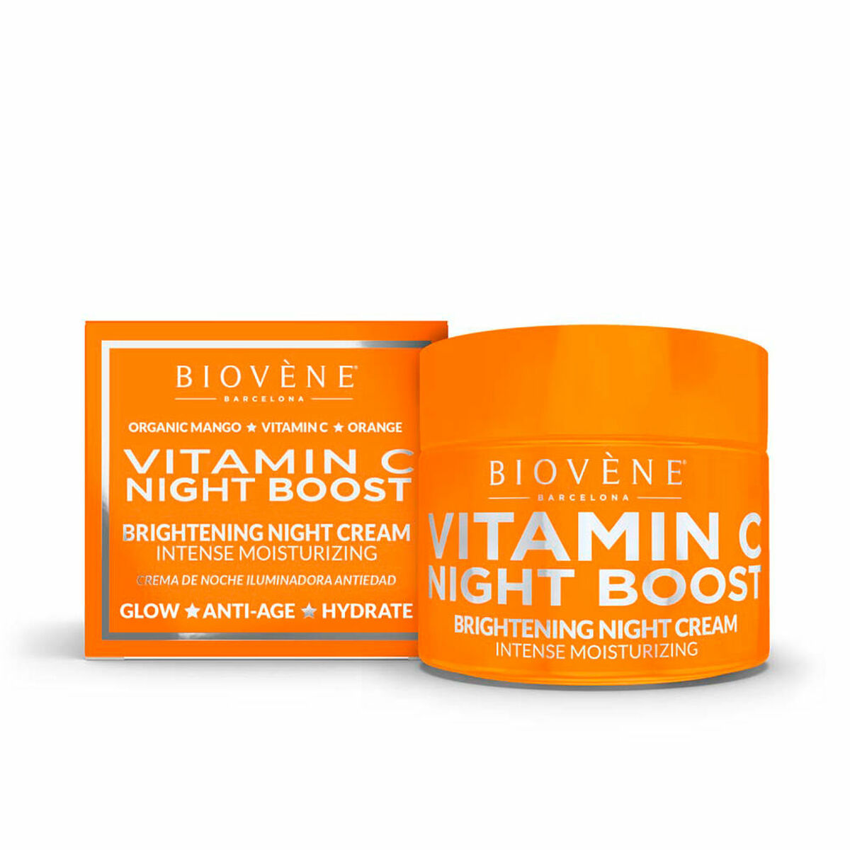 Night Cream Biovène Vitamin C Night Boost 50 ml for Women skincare packaging