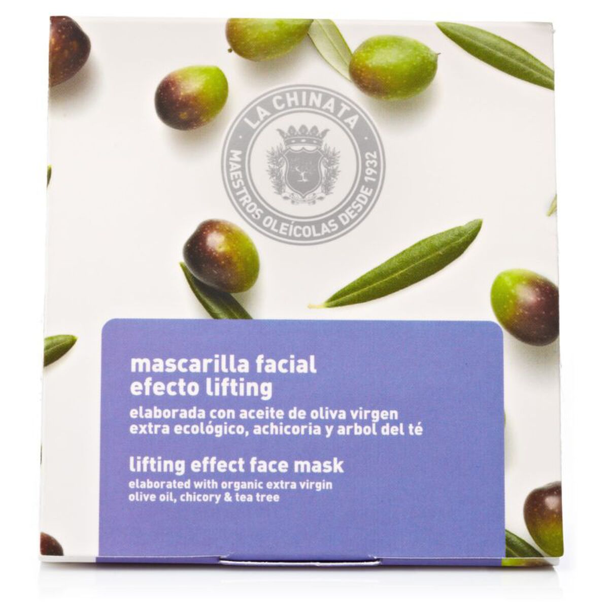 Moisturizing Facial Mask La Chinata Lifting Effect 40 ml mask packaging
