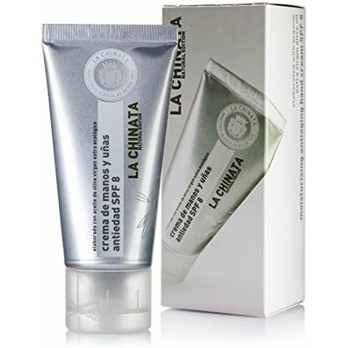 Hand Cream La Chinata Antiaging Hand & Nail Cream Spf 8 50 ml skincare packaging