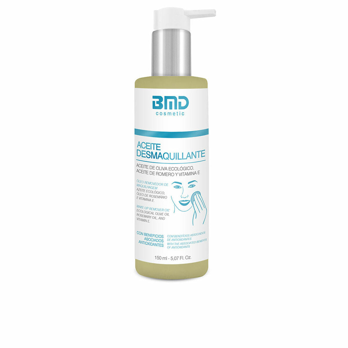 Facial Make Up Remover BMD Cosmetic LIMPIEZA BMD COSMETIC 150 ml product packaging