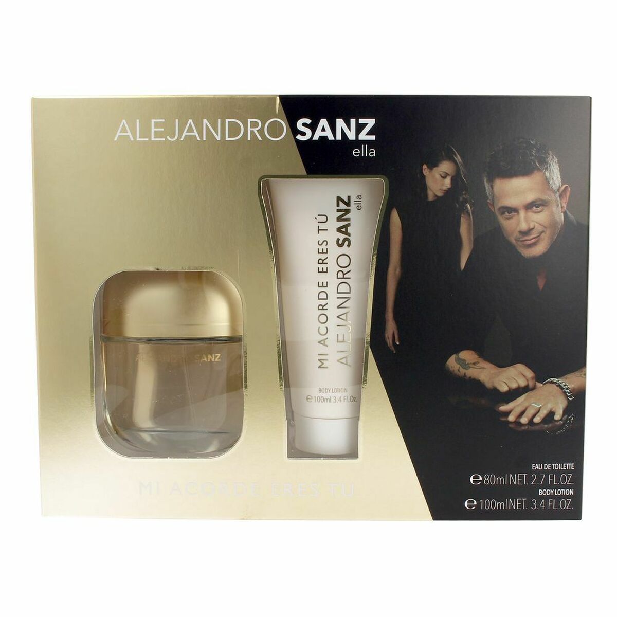 Women's Perfume Set Alejandro Sanz Mi acorde eres tú 2 Pieces (2 pcs) for Women product packaging