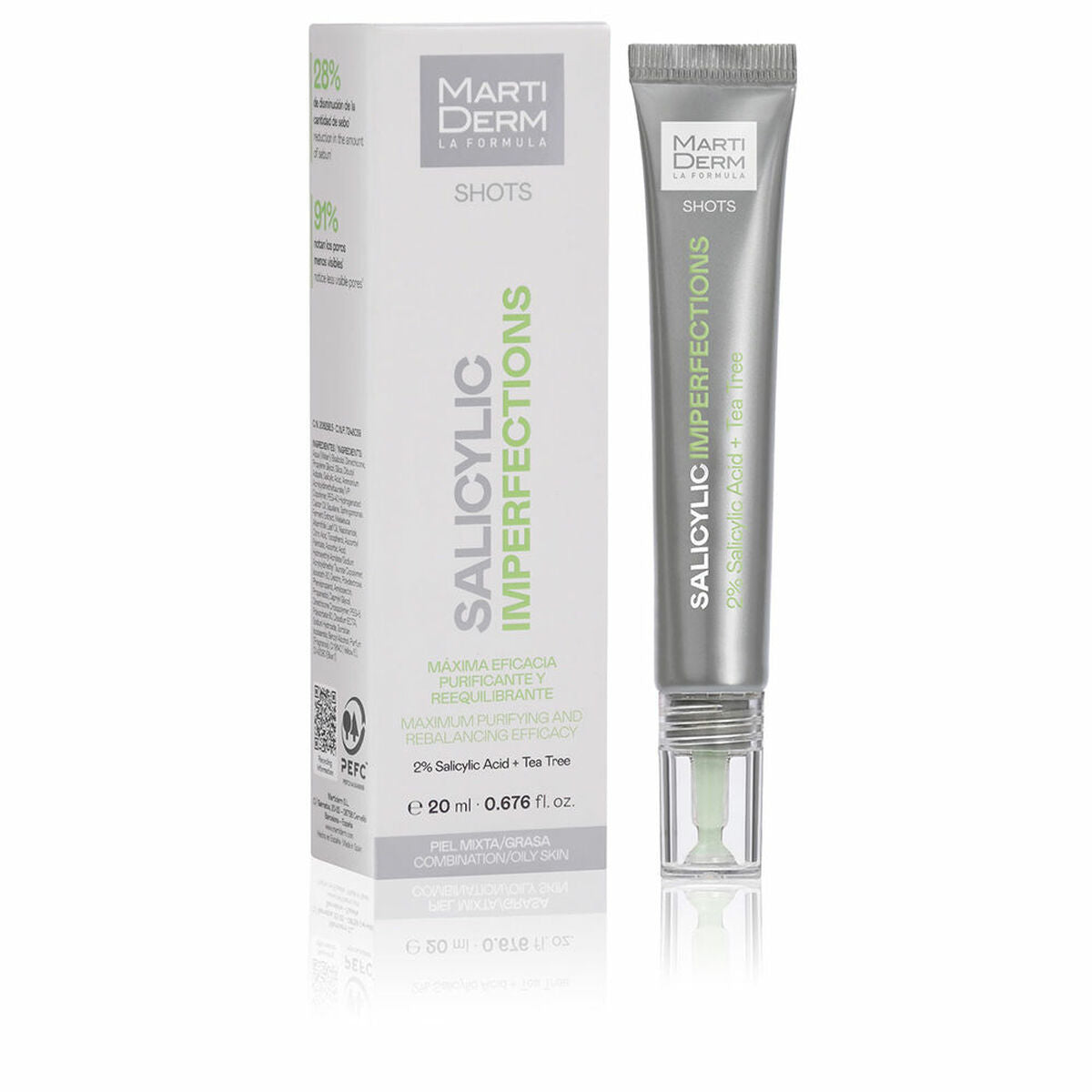 Restorative Cream Martiderm SHOTS 20 ml skincare packaging