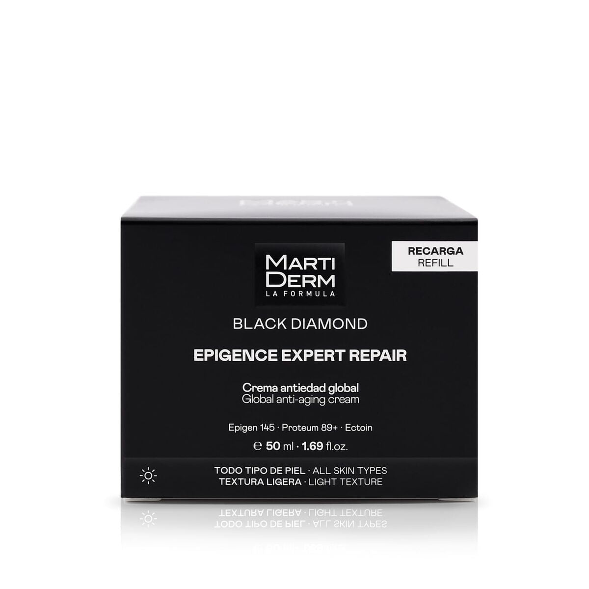 Facial Cream Martiderm BLACK DIAMOND for Women skincare packaging