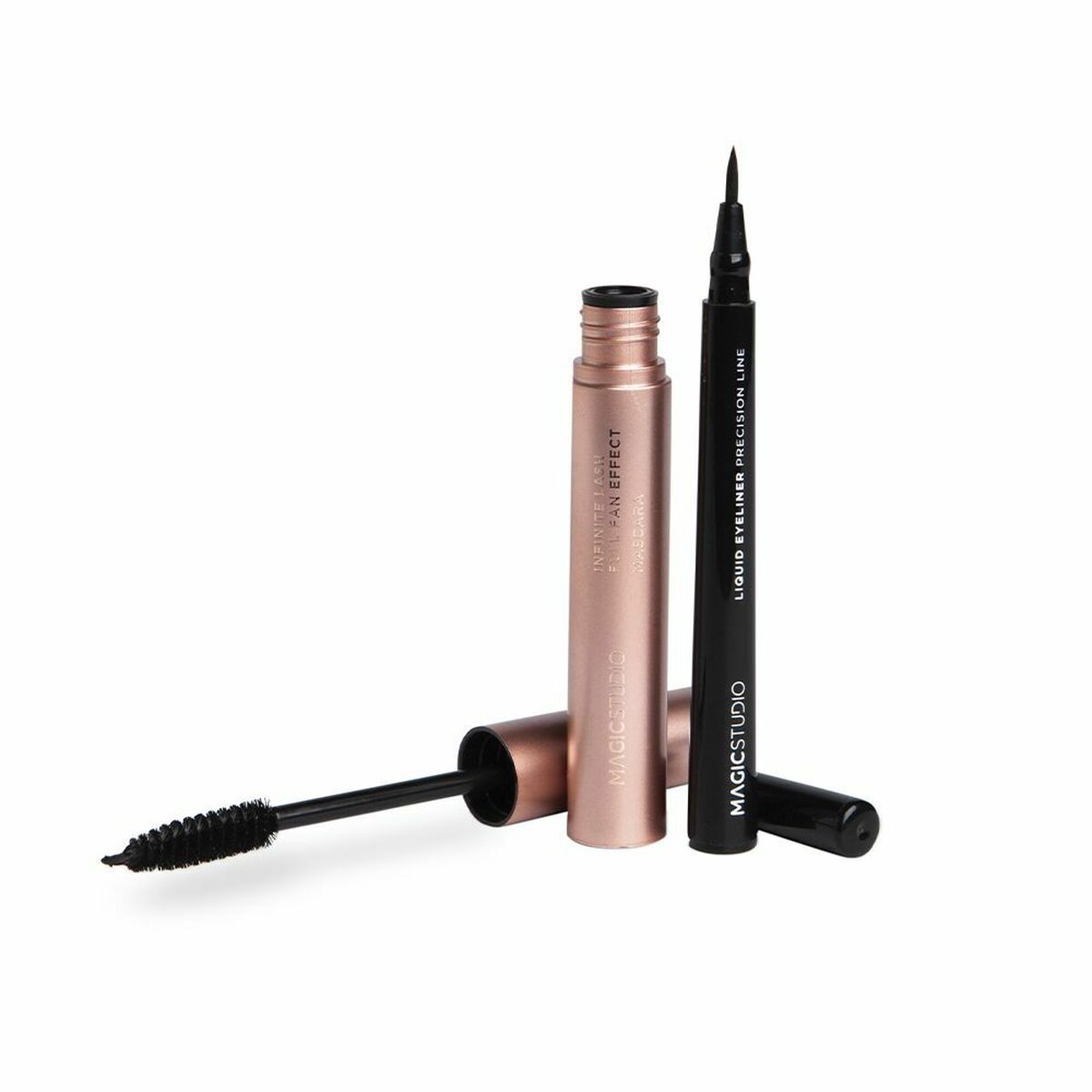 Eyeliner Magic Studio Shaky Liquid Eyeliner Volume Mascara Mascara 2 Pieces makeup packaging
