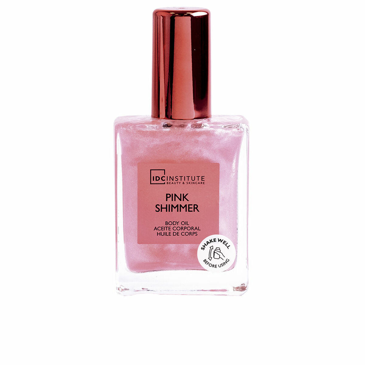 Body Oil IDC Institute PINK SHIMMER 45 ml product packaging