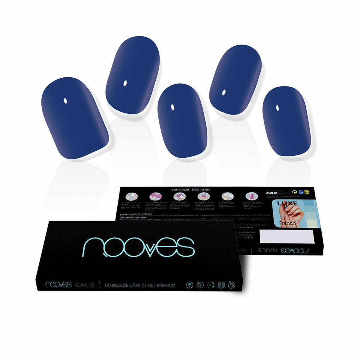 False nails Nooves Eux profondes Gel Self-adhesives 20 Pieces skincare packaging