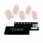 False nails Nooves Peach Galettes metal Gel Self-adhesives 20 Pieces skincare packaging