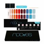 Gel Nail Strips Nooves Láminas De Uñas De Gel Melody 20 Pieces skincare packaging