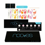 Gel Nail Strips Nooves Láminas De Uñas De Gel Paradise 20 Pieces skincare packaging
