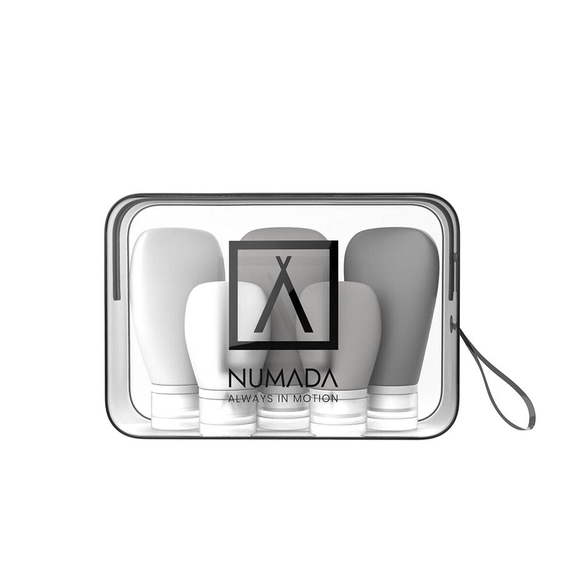 Travel Vanity Case Numada Transparent PVC Silicone 20 x 6,5 x 13,5 cm product packaging