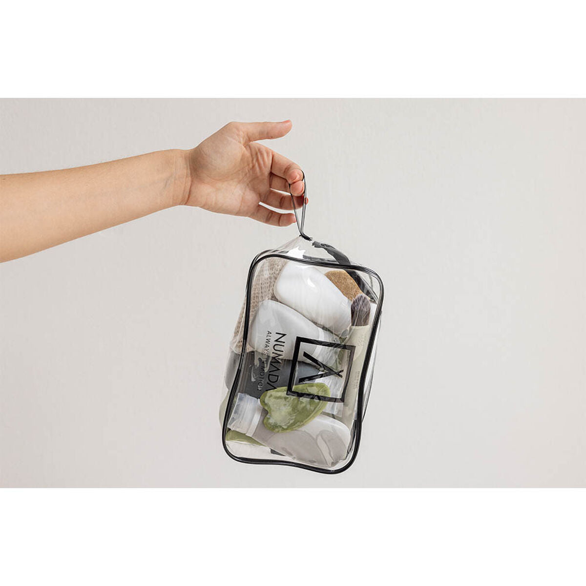 Travel Vanity Case Numada Transparent PVC Silicone 20 x 6,5 x 13,5 cm product packaging