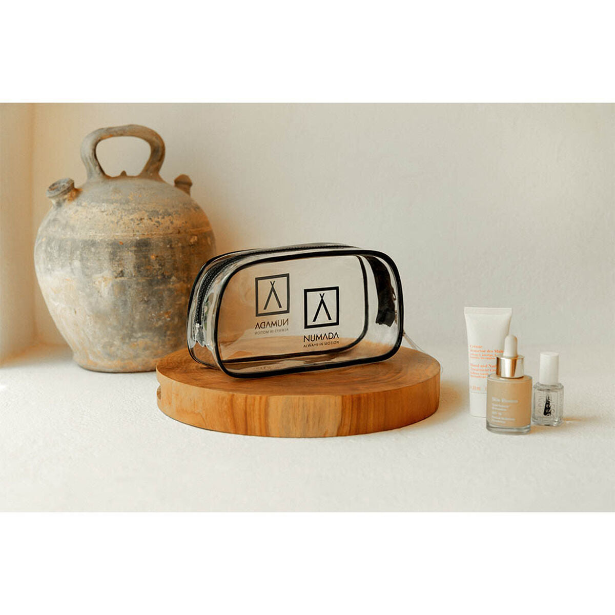 Travel Vanity Case Numada Transparent PVC 23 x 11,5 x 6,5 cm product packaging