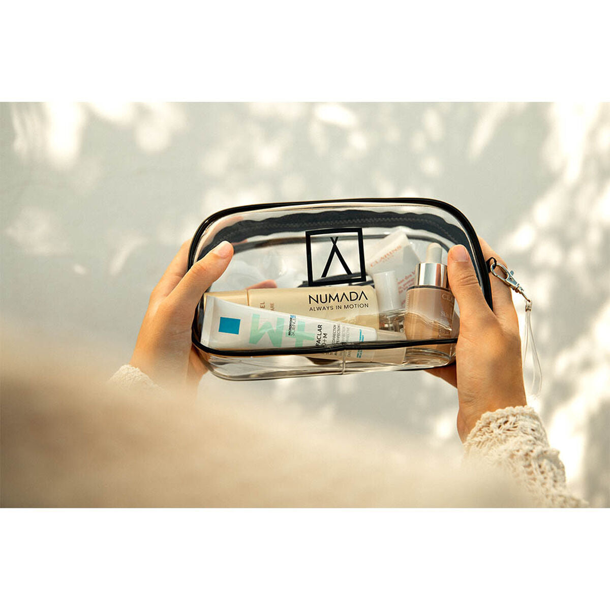 Travel Vanity Case Numada Transparent PVC 23 x 11,5 x 6,5 cm product packaging
