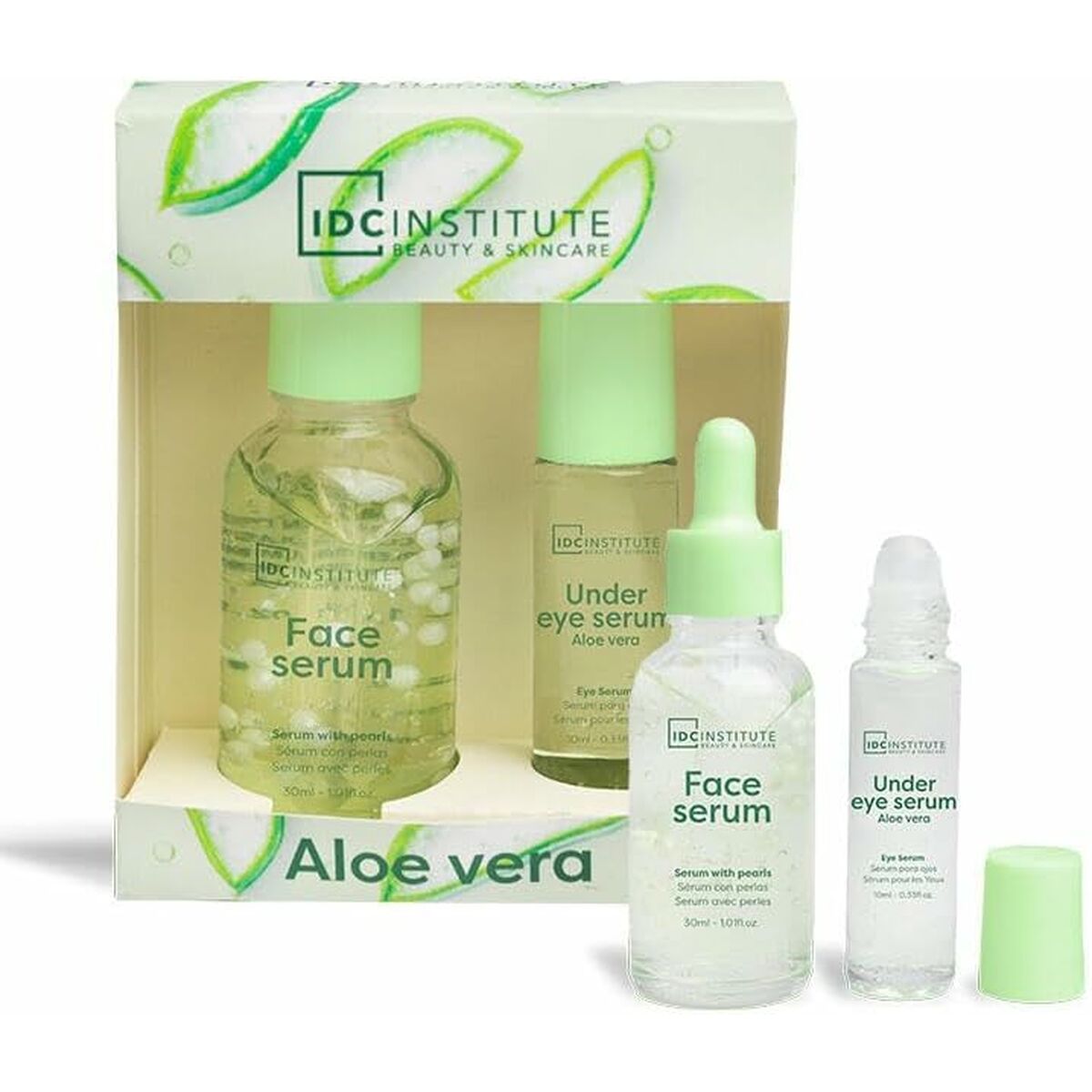 Personal Care Set IDC Institute ALOE VERA 2 Pieces product packaging