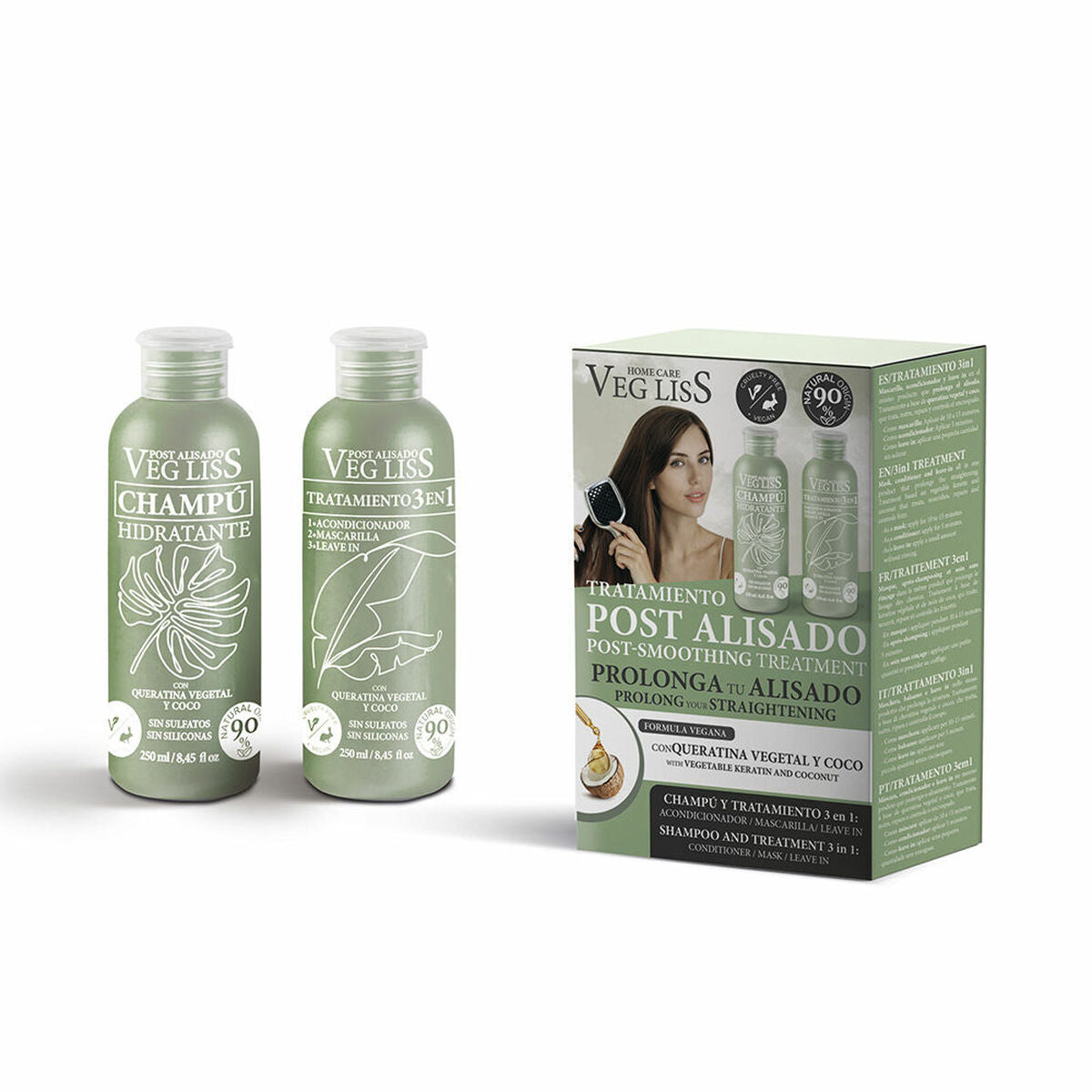 Shampoo Veg Liss VEG LISS (2 Units) shampoo bottle