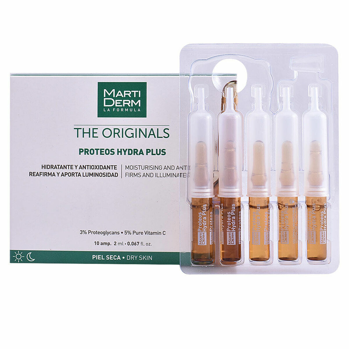 Facial Serum Martiderm 1472- 2 ml Moisturizing Antioxidant for Women serum bottle