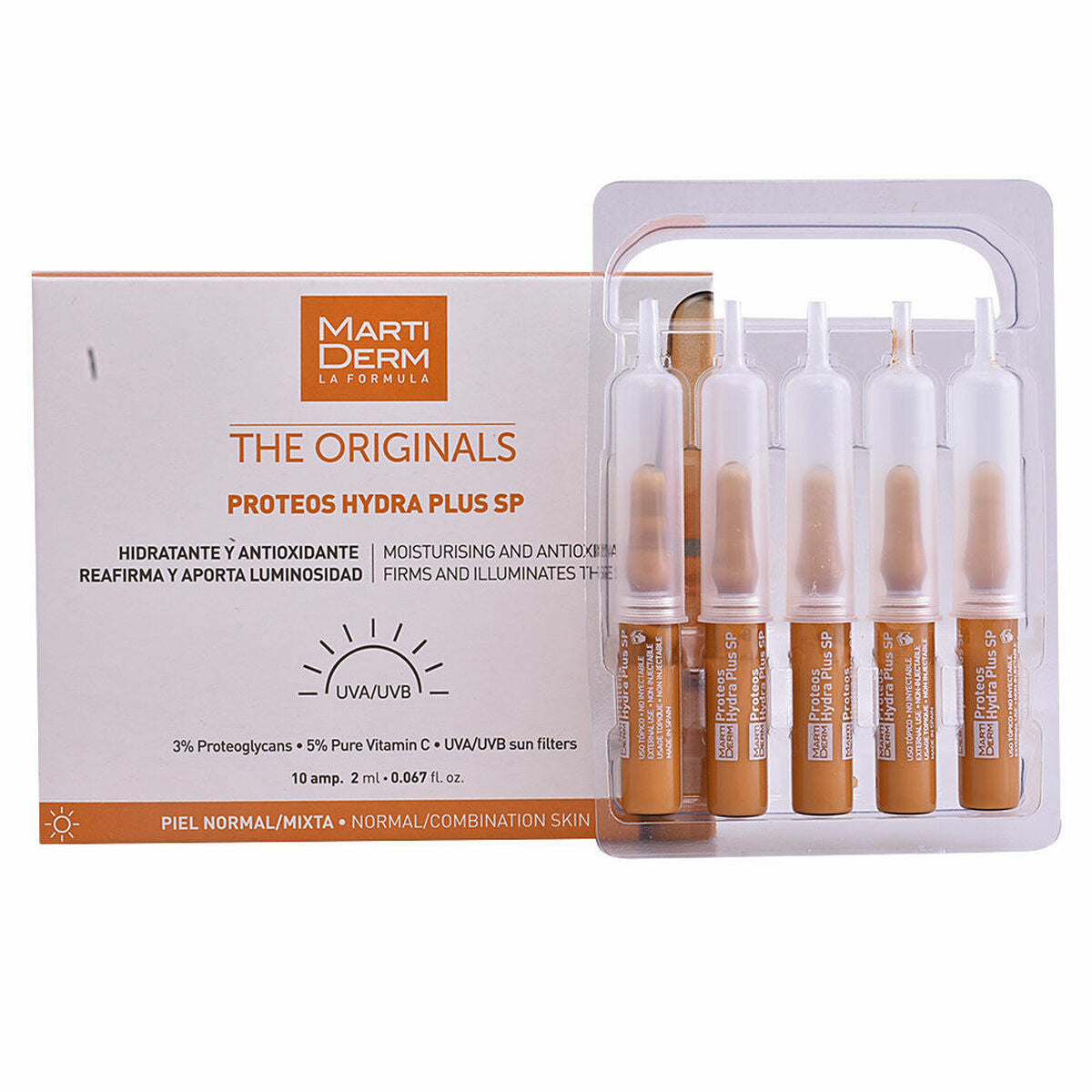 Ampoules Martiderm The Originals 2 ml Moisturizing Antioxidant for Women product packaging