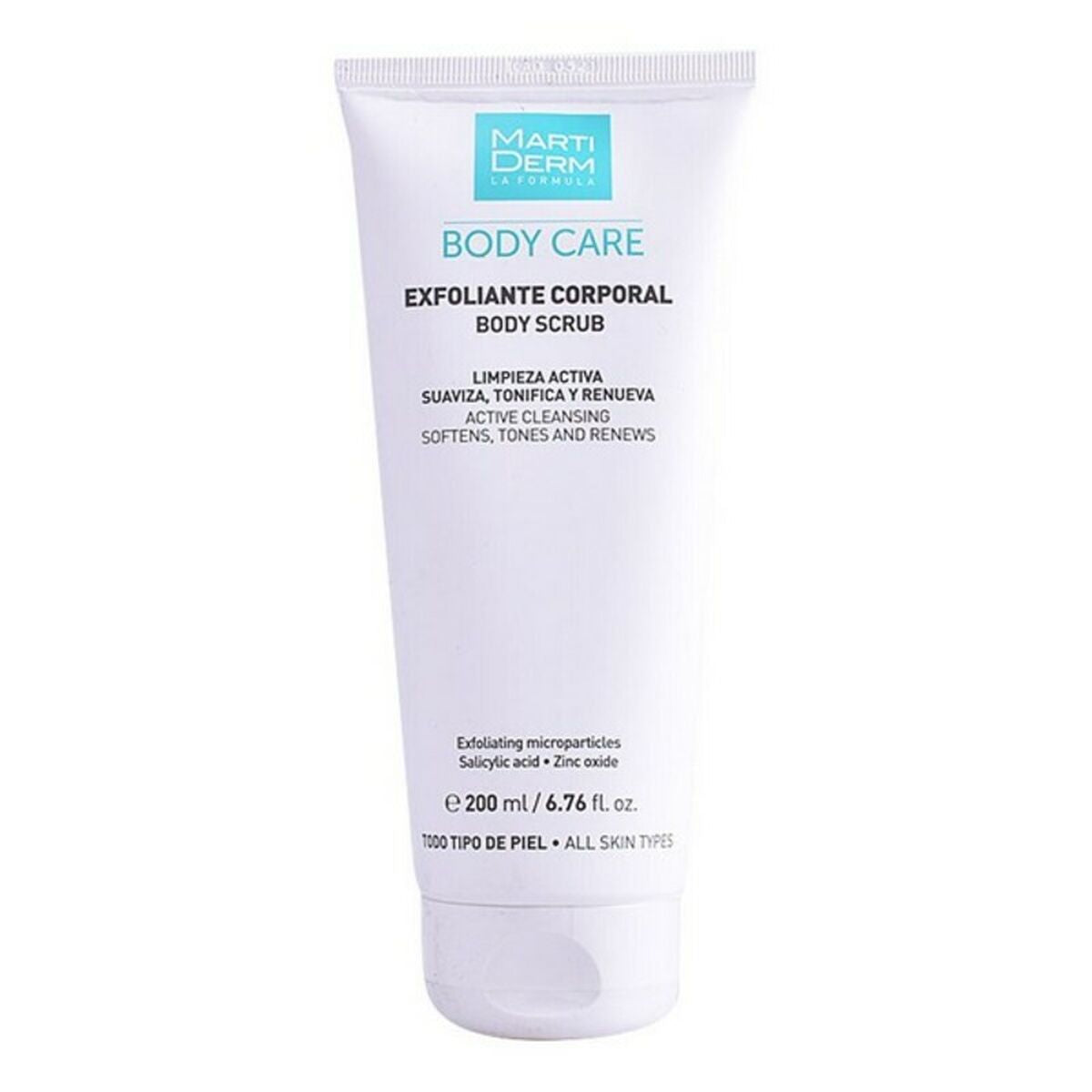 Body Exfoliator Martiderm Body Scrub 200 ml for Women product packaging