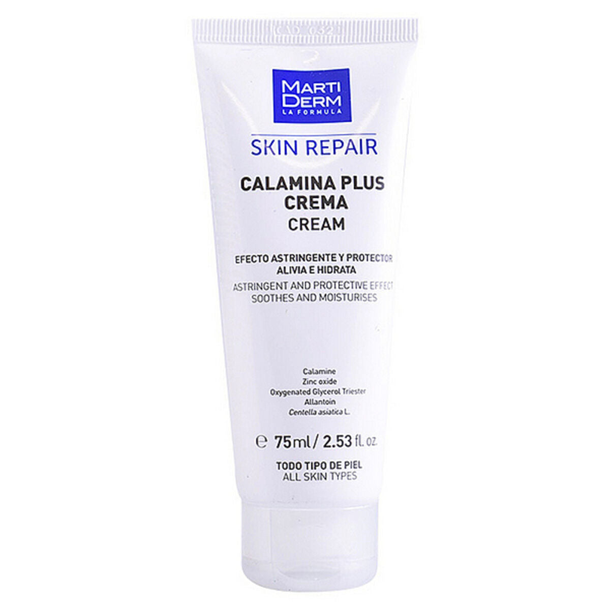 Anti-Reddening Cream Martiderm Calamina Plus 75 ml skincare packaging