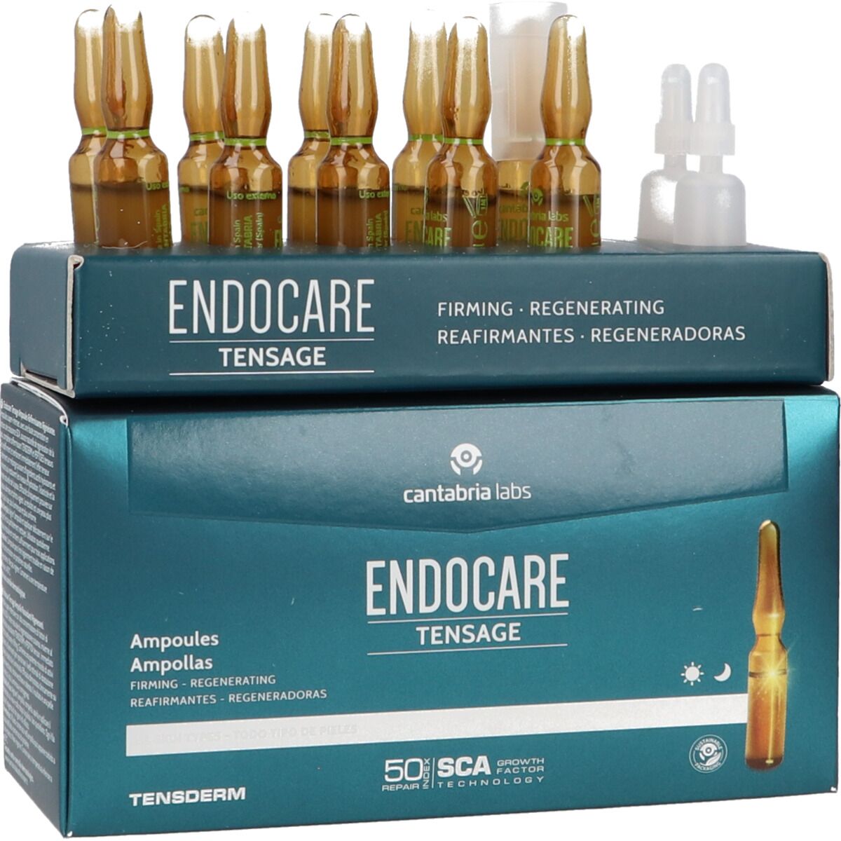 Firming Facial Care Endocare Tensage 10 x 2 ml Ampoules product packaging
