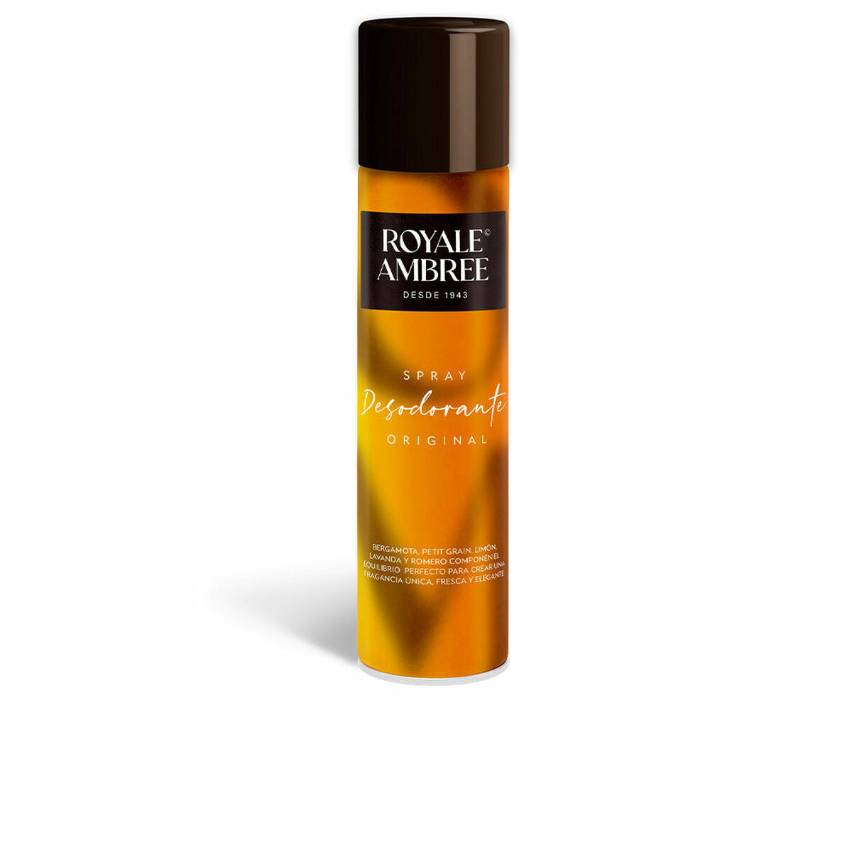 Spray Deodorant Royale Ambree Original 250 ml product packaging