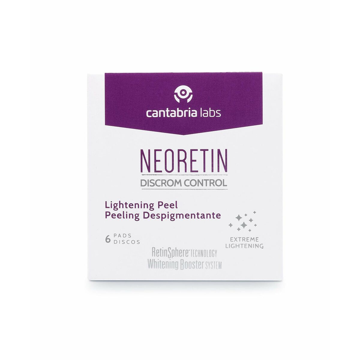 Facial Exfoliator Neoretin Neoretin Discrom Control 6 Units for Women product packaging