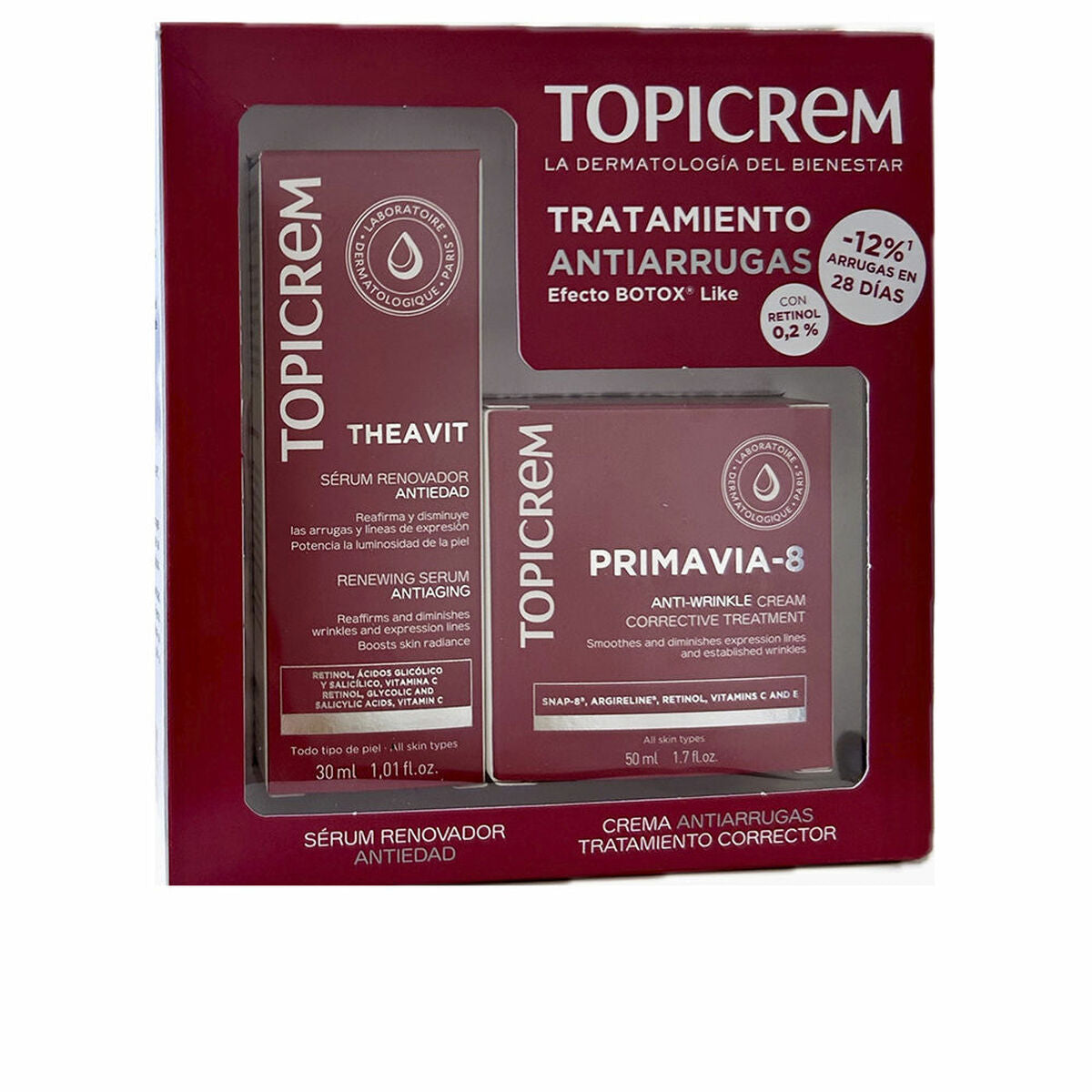 Cosmetic Set Topicrem AH product packaging
