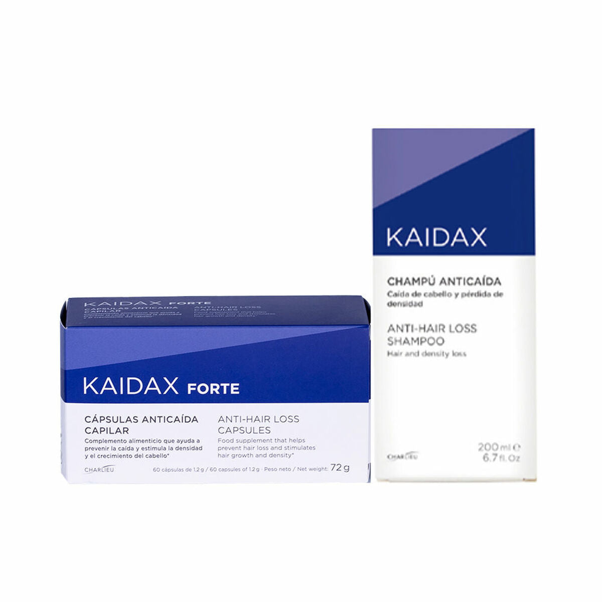Anti-Hair Loss Care Topicrem KAIDAX 2 Pieces product packaging