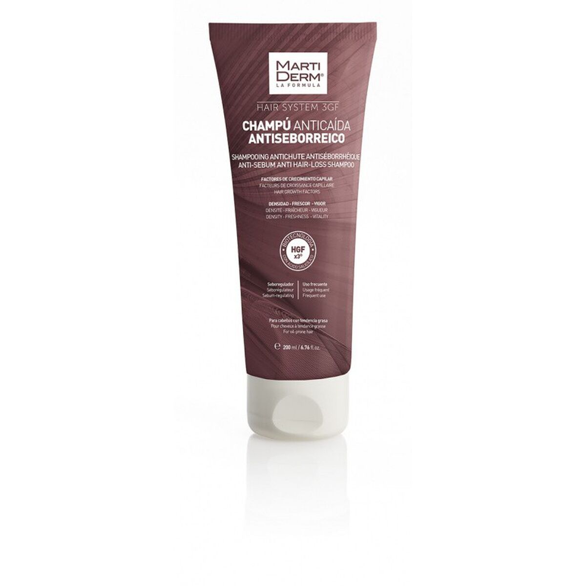 Shampoo Martiderm HAIR SYSTEM 200 ml for Women shampoo bottle