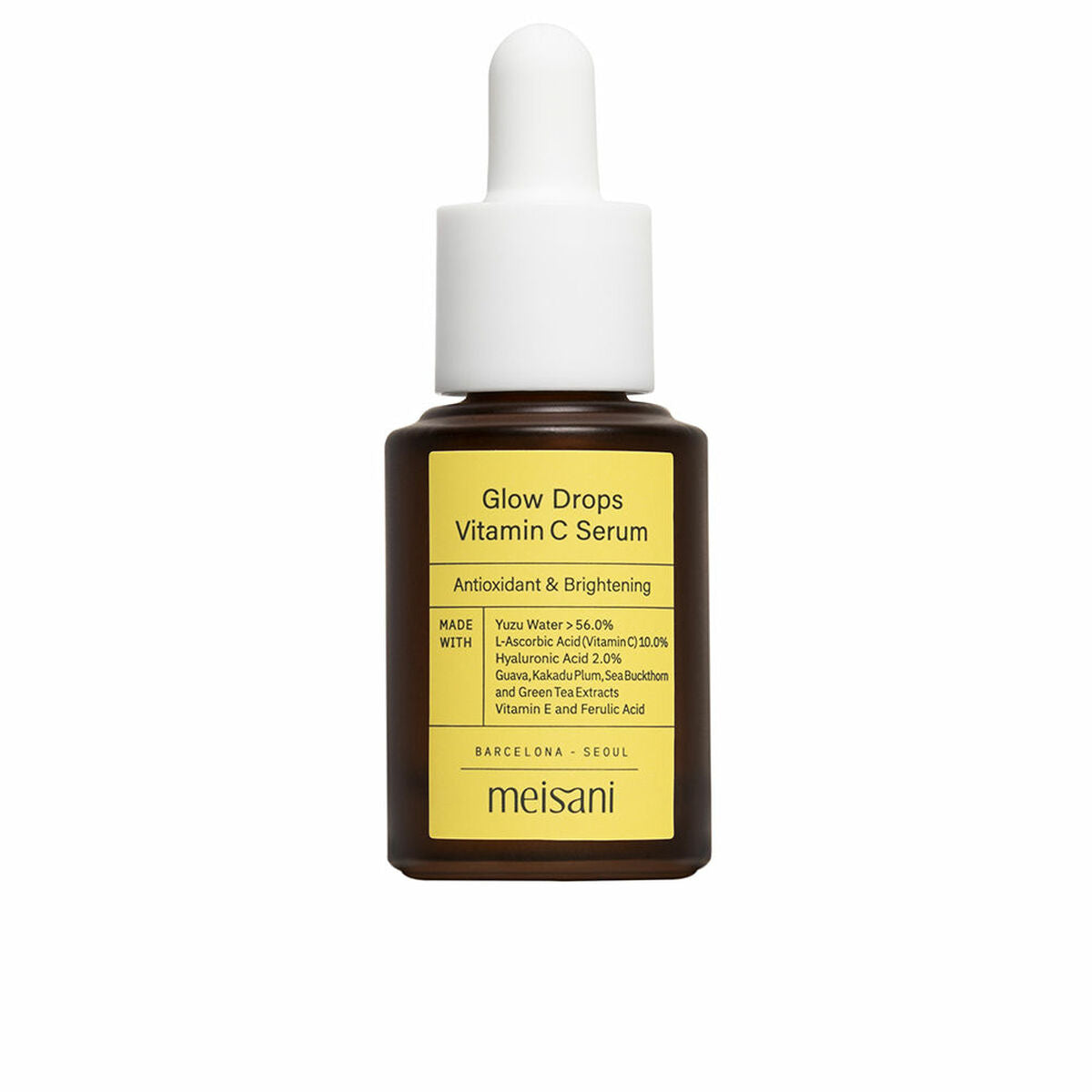 Facial Serum Meisani Glow Drops 15 ml for Women serum bottle