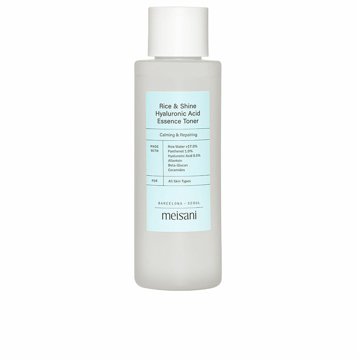 Facial Toner Meisani Rice And Shine 150 ml skincare packaging