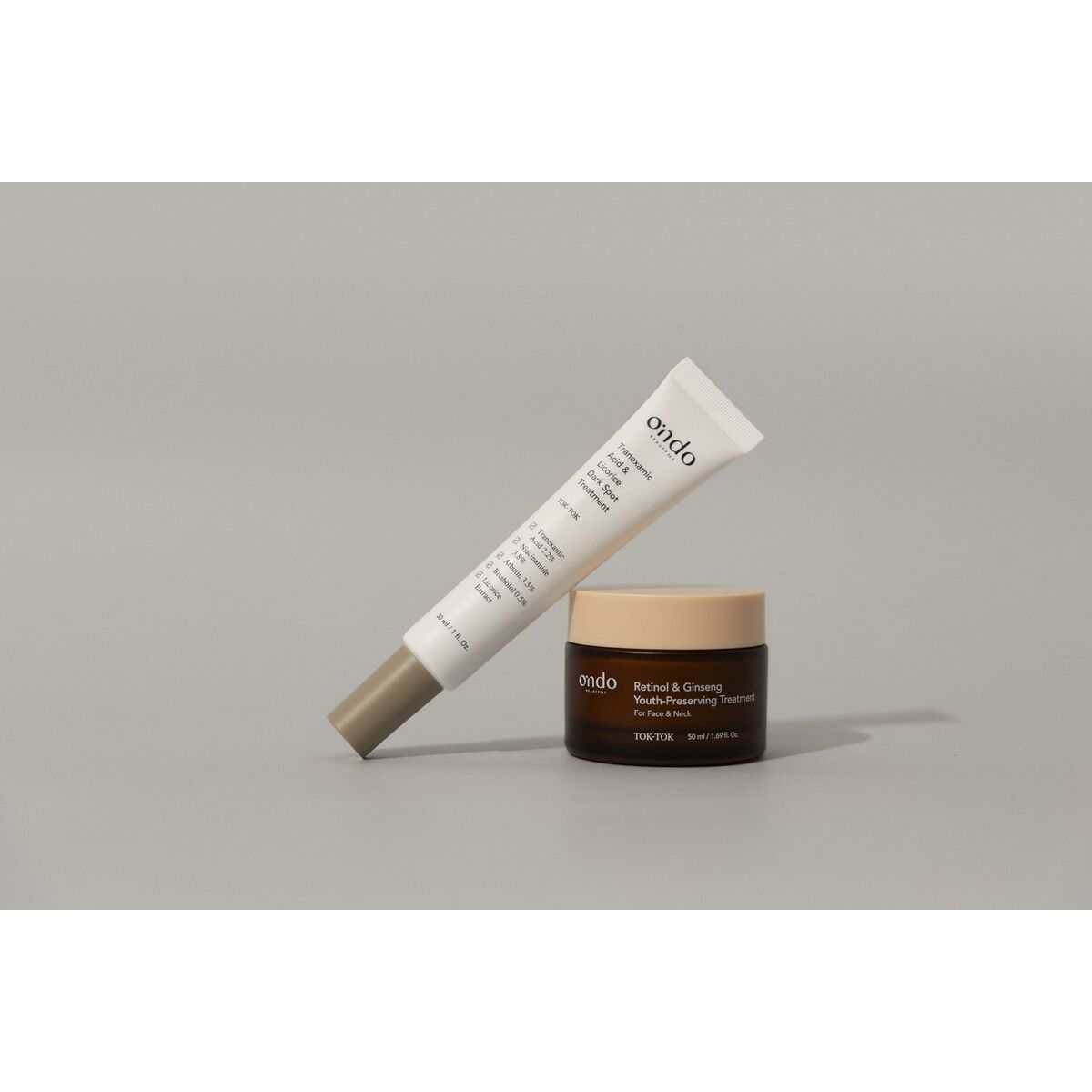 Anti-Brown Spot Care Ondo Beauty 36.5 TRANEXAMIC ACID & LICORICE DARK 30 ml product packaging