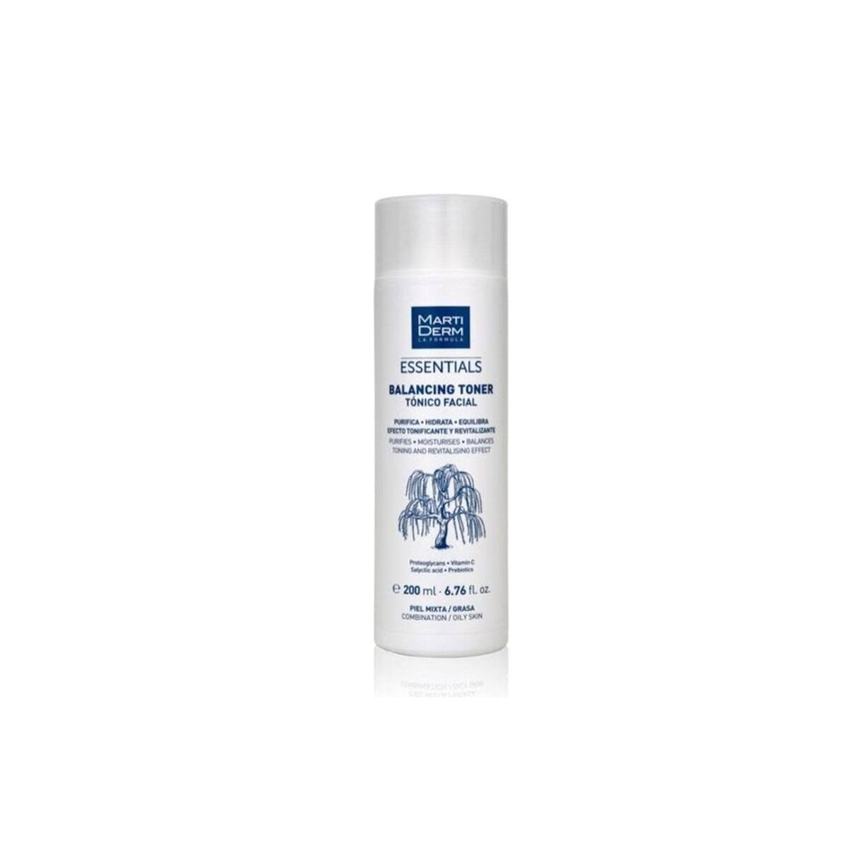 Facial Toner Martiderm ESSENTIALS 200 ml skincare packaging