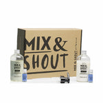Shampoo Mix & Shout Rutina Rizado Calmante Lote Soothing 4 Pieces Curly hair shampoo bottle