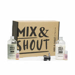 Shampoo Mix & Shout Rutina Rizado Fortalecedor Lote Curly hair 4 Pieces shampoo bottle