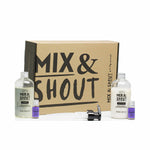 Shampoo Mix & Shout Rutina Rizado Protector Lote Curly hair 4 Pieces shampoo bottle