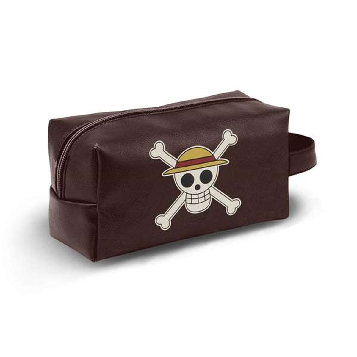 Travel Vanity Case One Piece Brown PVC 13 x 27 x 13 cm product packaging