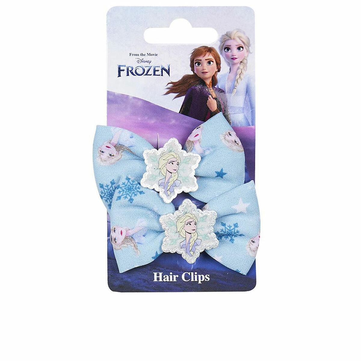 Hair Clips Inca Clips Lazo Disney 2 Units Blue Lasso (2 Units) product packaging