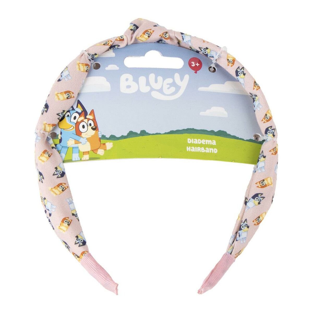 Headband Bluey Pink product packaging