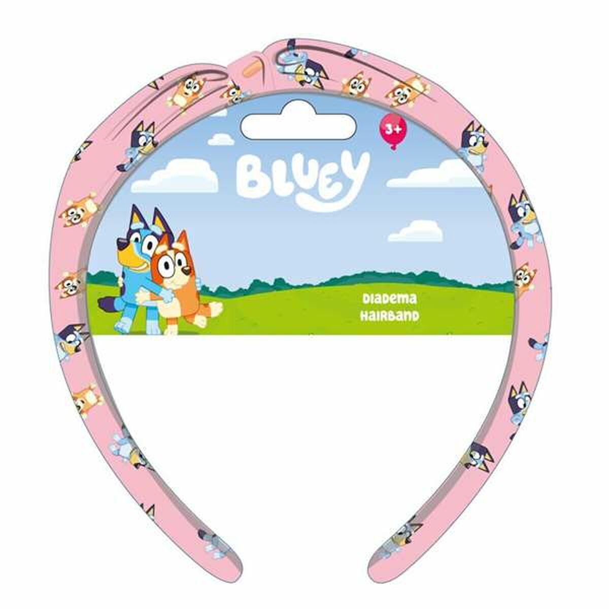 Headband Bluey Pink product packaging